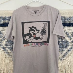Burger records volcom shirt.